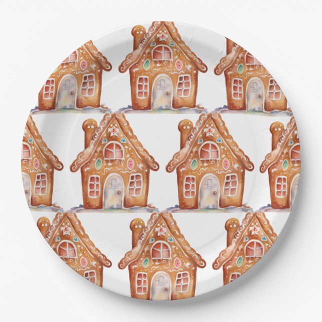 Assiettes En Carton Gingerbread Wings (Devant)