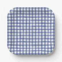 Gingham bleu marin d'été, à carreaux pour le 4 jui