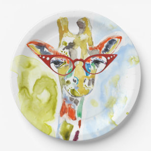 Assiettes En Carton Giraffe de pantalons