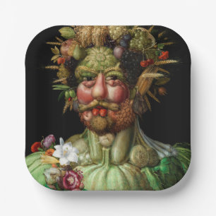 Assiettes En Carton Giuseppe Arcimboldo - Vertumnus