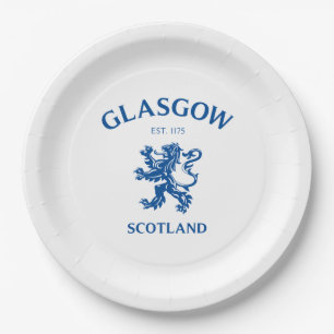 ASSIETTES EN CARTON GLASGOW, ÉCOSSE