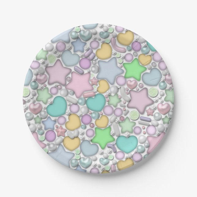 Assiettes En Carton Glass ornaments (Devant)