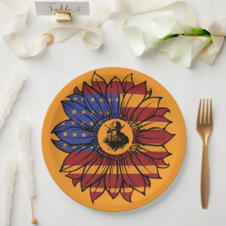 Assiettes En Carton Glorious Veterans orange