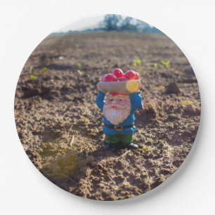 Assiettes En Carton Gnome de ferme