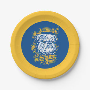 Assiettes En Carton Go Bulldogs - Riverdale Mascot Banner