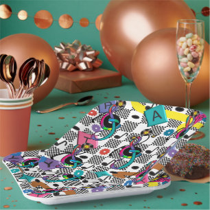 Assiettes En Carton Go Retro cocktail napkin