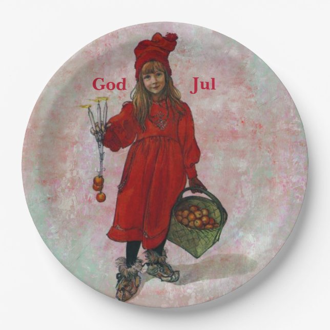 Assiettes En Carton God Jul (Devant)