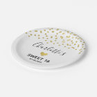 Gold Confetti Sweet 16 Anniversaire