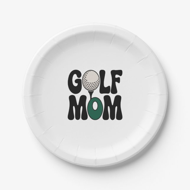 Assiettes En Carton Golf (Devant)