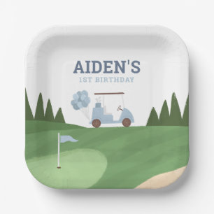 Assiettes En Carton Golf Anniversaire