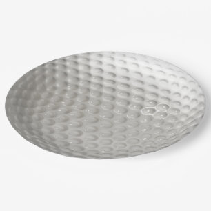 Assiettes En Carton Golf Ball Sport