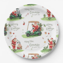 Golf Noël Père Noël Golfeur peut être avec vous