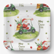 Golf Noël Père Noël Golfeur peut être avec vous
