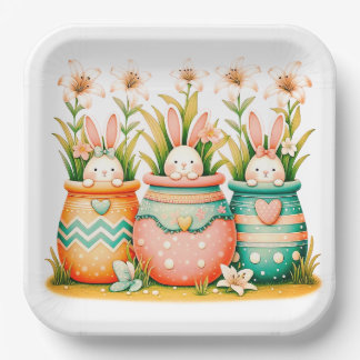 Assiettes En Carton Gorgeous Easter paper plates