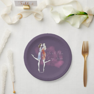 Assiettes En Carton Gossip Girl - Tu es le Blair de ma Serena
