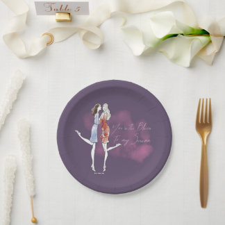 Assiettes En Carton Gossip Girl - Tu es le Blair de ma Serena