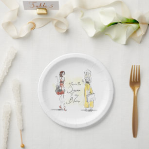 Assiettes En Carton Gossip Girl - Vous êtes la Serena à mon Blair