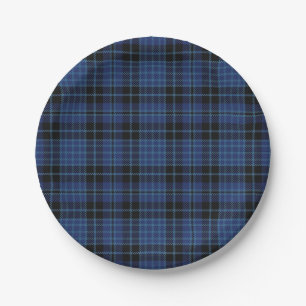 Assiettes En Carton Goût de plaid de tartan de clergé de l'Ecosse