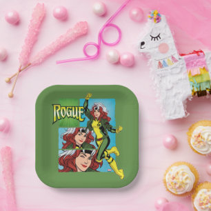 Assiettes En Carton Graphique du panneau Caractères non fiables