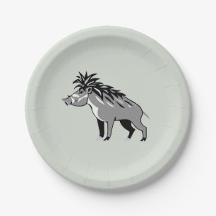 Assiettes En Carton Graphisme - CHIEN CHAUD - FROMAGE - Faune - Nature