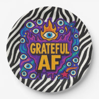 Grateful AF - Motif Zèbre -
