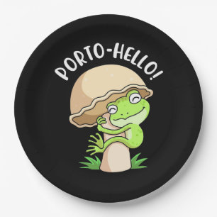 Assiettes En Carton Grenouille Et Champignons