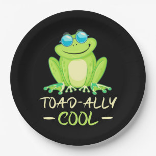 Assiettes En Carton Grenouille Toadal Cool