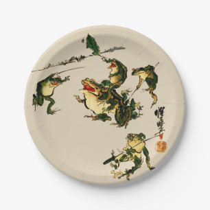 Assiettes En Carton Grenouilles vilaines