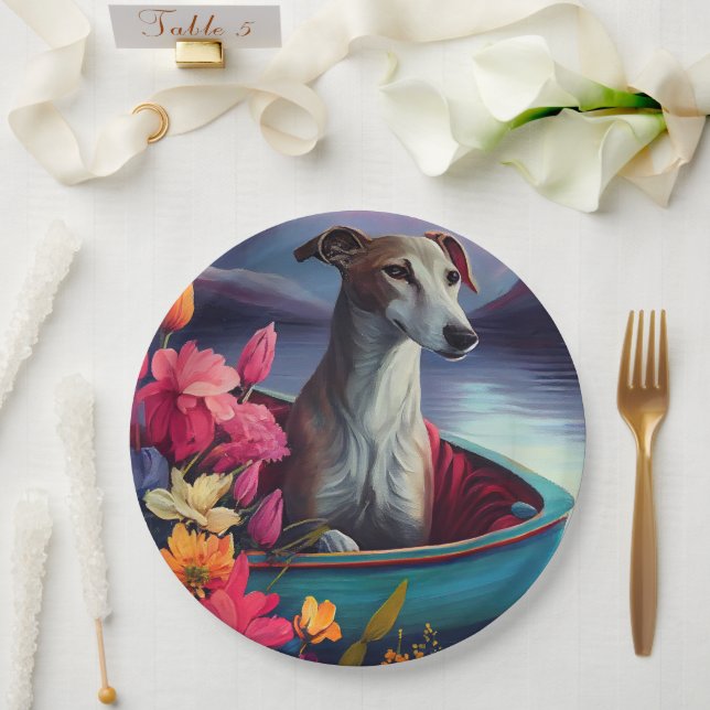 Assiettes En Carton Greyhound sur une rame : une aventure Pittoresque (Mariage)