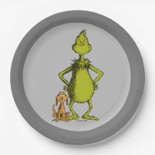 Assiettes En Carton Grille   Position max. et Grinch