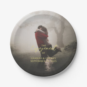 Assiettes En Carton Groupe d'engagement mariage Ajouter une plaque de 