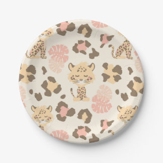 Assiettes En Carton Guépard