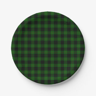 Assiettes En Carton Gunn Tartan
