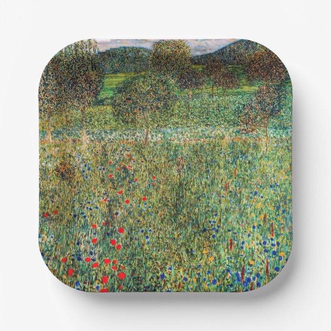 Assiettes En Carton Gustav Klimt - Orchard (Recto)