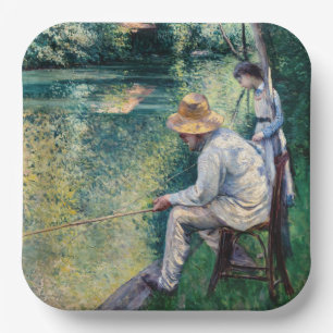 Assiettes En Carton Gustave Caillebotte - Pêche à la ligne