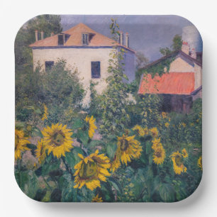 Assiettes En Carton Gustave Caillebotte - Tournesols, Jardin