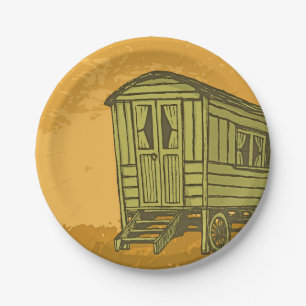 Assiettes En Carton Gypsy caravan