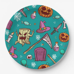 Assiettes En Carton Halloween