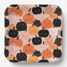 Halloween Citrouille Patch - automne festif
