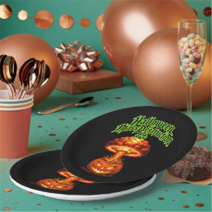 Assiettes En Carton Halloween de destruction massive Jack-o'-lanterne