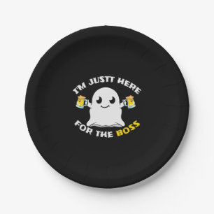 Assiettes En Carton Halloween de la bière Boos