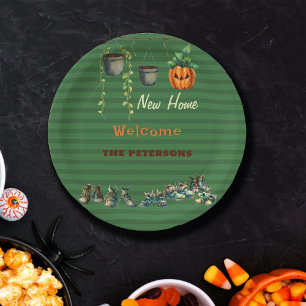 Assiettes En Carton Halloween Fête du réchauffement de la maison Greml