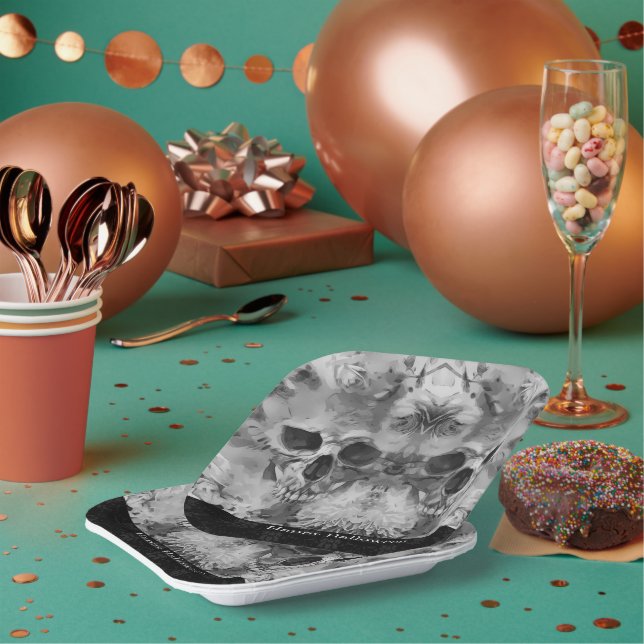 Assiettes En Carton Halloween Party (Multi)