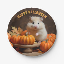 Hamster Parmi L'Halloween Citrouille