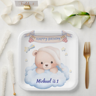 Assiettes En Carton Happy Birthday Personalized Paper Plate