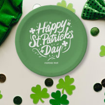 Happy Jour de la Saint Patrick Party Custom Shamro