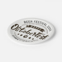 Happy Octoberfest Modèle de typographie moderne