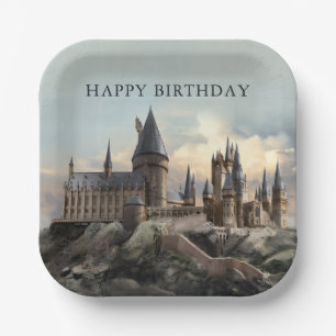 Assiettes En Carton Harry Potter Château de Poudlard de jour