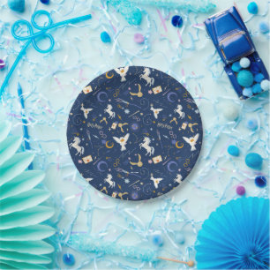 Assiettes En Carton HARRY POTTER™ Motif icône du solstice d'été