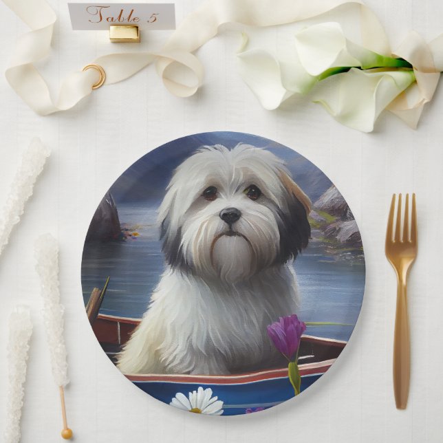 Assiettes En Carton Havanais en pagaie : une aventure Pittoresque (Mariage)